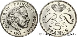 MONACO Essai de 5 Francs Rainier III 1971 Paris