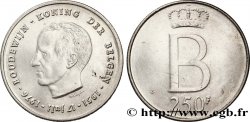 BELGIUM 250 Francs jubilé d’argent du roi Baudouin légende flamande 1976 Bruxelles