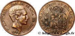 ESPAGNE 10 Centimos Alphonse XII 1878 Oeschger Mesdach & CO