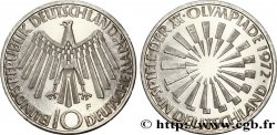 DEUTSCHLAND 10 Mark XXe J.O. Munich / aigle type “IN DEUTSCHLAND” 1972 Stuttgart - F