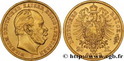 GERMANIA - PRUSSIA 20 Mark Guillaume Ier, 1e type 1873 Francfort