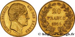 BELGIQUE 20 Francs Léopold Ier 1865 Bruxelles