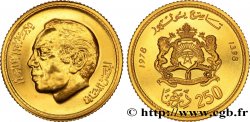 MAROC 250 Dirhams roi Hassan II AH 1398 1978 