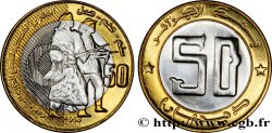 ALGERIA 50 Dinars 50e anniversaire de la révolution, combattants en armes 2004 