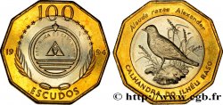 CAPE VERDE 100 Escudos série ornithologique  : emblème / Alauda razae (Alouette de Razo) 1994 