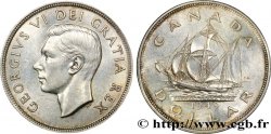CANADá
 1 Dollar Georges VI / voilier “Matthew” 1949 
