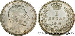 SERBIA 1 Dinar Pierre Ier 1915 Paris