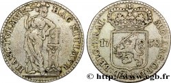 NETHERLANDS - UNITED PROVINCES - UTRECHT 1/4 Gulden 1758 