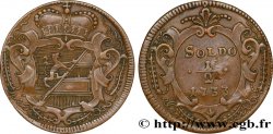 ITALIE - GORIZIA 1/2 Soldo Gorizia armes de la ville 1733