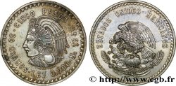 MEXIQUE 5 Pesos Aigle / buste de Cuauhtemoc 1948 Mexico