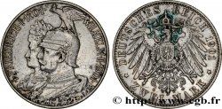 ALLEMAGNE - PRUSSE 2 Mark Royaume de Prusse Guillaume II 200e anniversaire de la Prusse / aigle.. 1901 Berlin