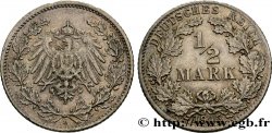 ALEMANIA 1/2 Mark Empire aigle impérial 1915 Munich - D