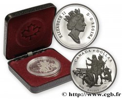 CANADA 1 Dollar proof Elisabeth II / L’explorateur et trappeur Henry Kelsey 1990