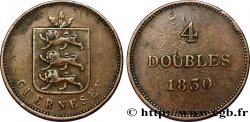 GUERNSEY 4 Doubles 1830 