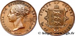 JERSEY 1/26 Shilling Reine Victoria 1841