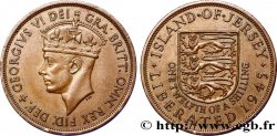 JERSEY 1/12 Shilling Georges VI / armes du Baillage de Jersey 1945