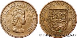JERSEY 1/12 Shilling Élisabeth II 1957