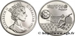 GIBRALTAR 1 Crown Elisabeth II / EURO’96 de football en Angleterre 1996 