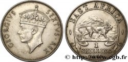 EAST AFRICA 1 Shilling Georges VI / lion 1952 Londres
