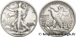 ÉTATS-UNIS D AMÉRIQUE 1/2 Dollar Walking Liberty petit ‘S’ / small mint mark 1942 San Francisco - S