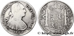 MEXIQUE 8 Reales Charles IIII d’Espagne 1799 Mexico