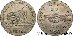 SIERRA LEONE 20 Cents Sierra Leone Company 1791 