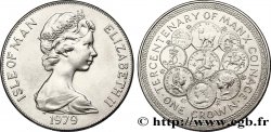 ISLA DE MAN 1 Crown tricentenaire du monnayage de l’Île de Man / Elisabeth II / différents types monétaires 1979 