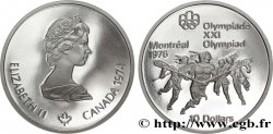 KANADA 10 Dollars Proof JO Montréal 1976 indiens jouant à la Crosse 1974 
