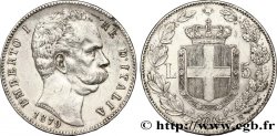 ITALIA 5 Lire Humbert Ier 1879 Rome