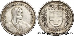 SVIZZERA  5 Francs Berger des alpes 1932 Berne - B