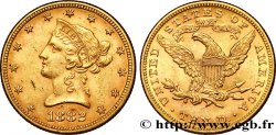 ÉTATS-UNIS D AMÉRIQUE 10 Dollars or Liberty , avec In God we trust 1882 Philadelphie