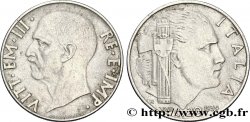 ITALIE 20 Centesimi roi Victor-Emmanuel III / allégorie de l’Italie et faisceau an XVII 1939 Rome - R