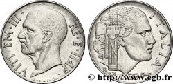 ITALIE 20 Centesimi roi Victor-Emmanuel III / allégorie de l’Italie et faisceau an XX 1942 Rome - R