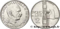 ITALIE Bon pour 2 Lire (Buono da Lire 2) Victor Emmanuel III / faisceau de licteur 1925 Rome - R
