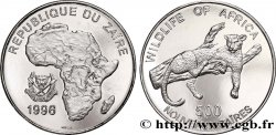 ZAIRE 500 Nouveaux Zaires Afrique / léopard 1996
