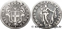 ITALIEN - REPUBLIK GENUA 5 Soldi 1672 