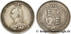 REINO UNIDO 1 Shilling Victoria buste du jubilé 1887 