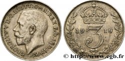 UNITED KINGDOM 3 Pence Georges V 1919 