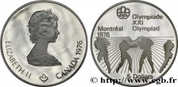 CANADá
 5 Dollars Proof JO Montréal 1976 Boxe / Elisabeth II 1976 