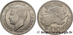 MONACO 100 Francs Rainier III / chevalier Grimaldi 1950 Paris