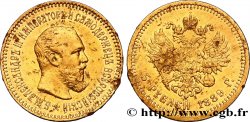 RUSSIE - ALEXANDRE III 5 Roubles 1889 Saint-Petersbourg