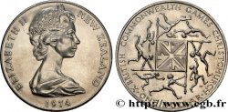 NOUVELLE-ZÉLANDE 1 Dollar Elisabeth II / 10e jeux du Commonwealth à Christchurch 1974