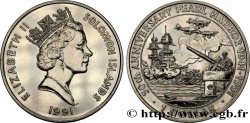 ÎLES SALOMON 1 Dollar 50e anniversaire de l’attaque de Pearl Harbor 1991