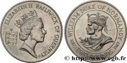 GUERNESEY 2 Pounds (Livres) 900e anniversaire de la mort de Guillaume le conquérant 1987
