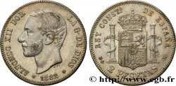 ESPAÑA 2 Pesetas Alphonse XII 1882