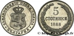 BULGARIA 5 Stotinki 1888