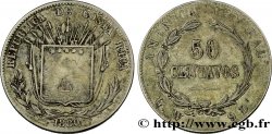COSTA RICA 50 Centavos 1880 