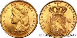 PAESI BASSI 10 Gulden or Reine Wilhelmina 1897 Utrecht