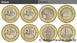 LITHUANIA 4 monnaies de 2 Litai “Création de l’Homme et de la Nature 2013 