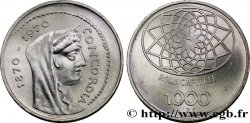 ITALY 1000 Lire 100e anniversaire de Rome capitale de l’Italie 1970 Rome - R